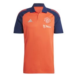 ウェア Manchester United Official Polo Shirt L 2023-24 Manchester United adidas Polo T-Shirt