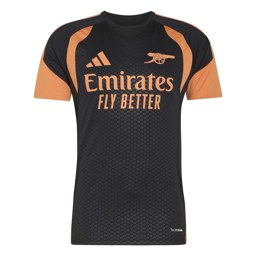 Arsenal Adidas Black Training Shirt 2026/27 | Football Training Jersey