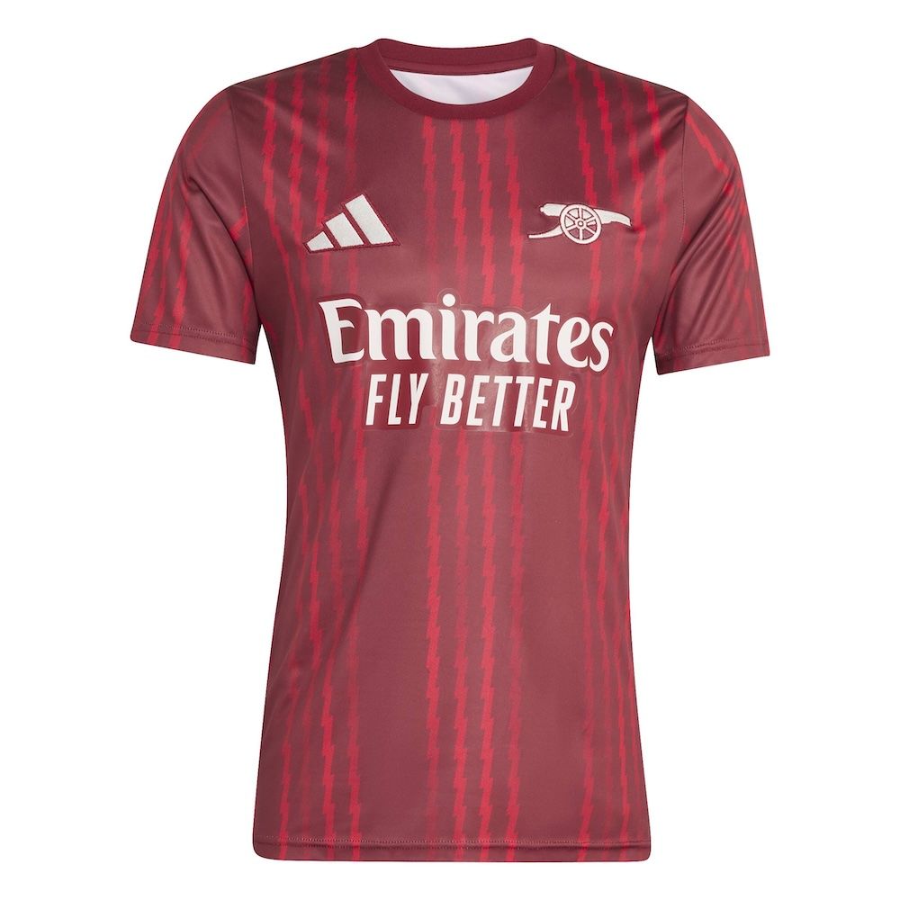 Arsenal Pre-Match Shirt 25/26 | Official Adidas Pre-Match Jersey