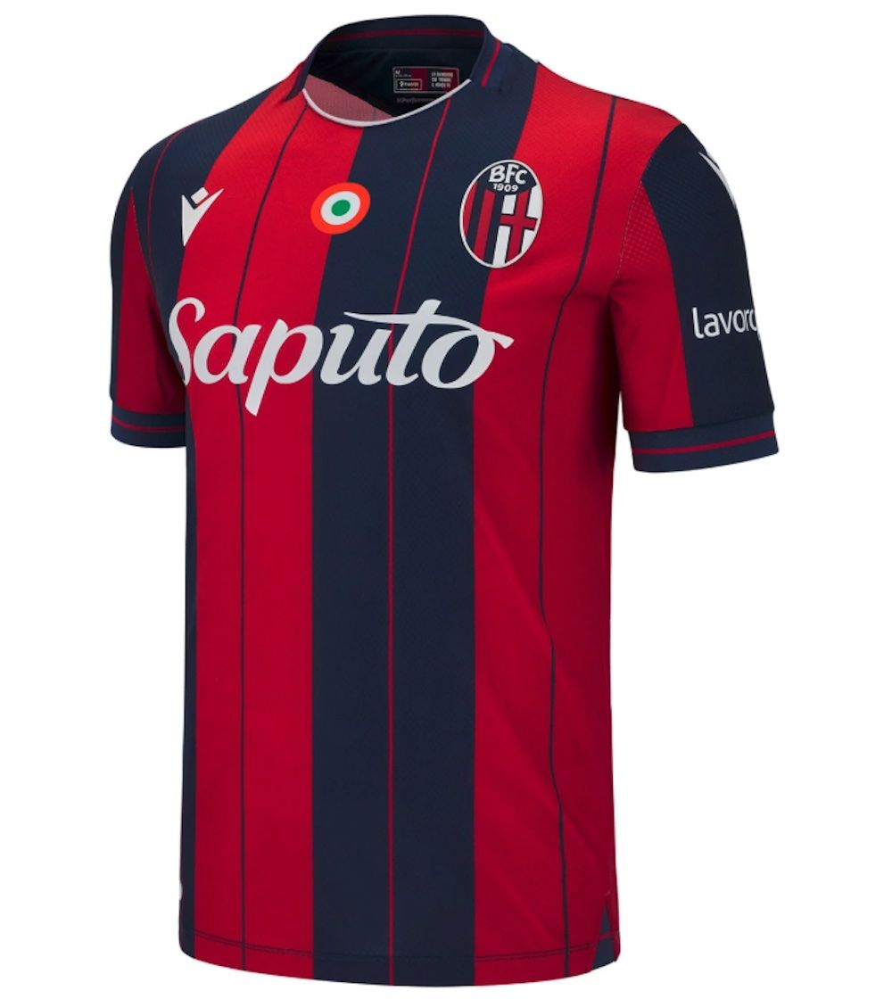Bologna Macron Home Shirt 25/26 | BFC Jersey | Fast Shipping