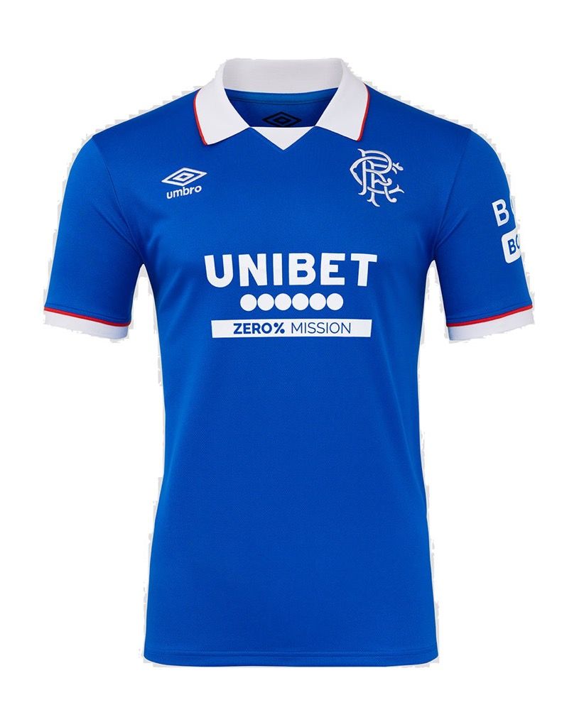 Rangers Umbro Home Shirt 25/26 Low Stock Order at Soccer Box