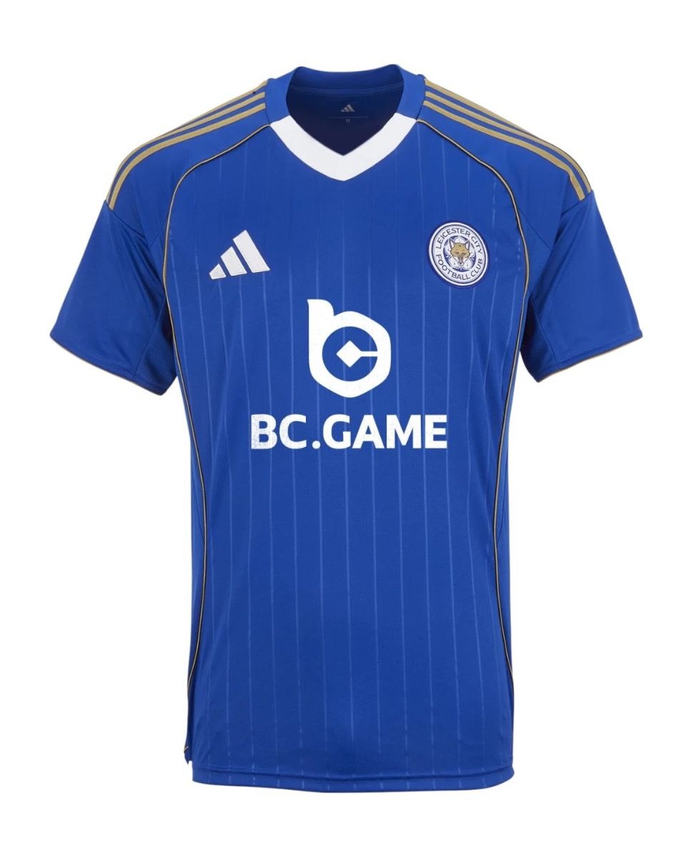 Leicester City Home Shirt 25/26 Official Adidas Jersey Soccer Box