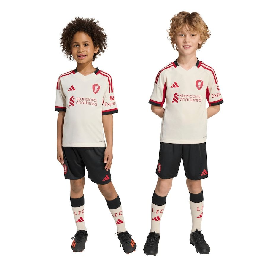 Liverpool Away JR Mini Kit 25/26 Adidas LFC Kit Soccer Box