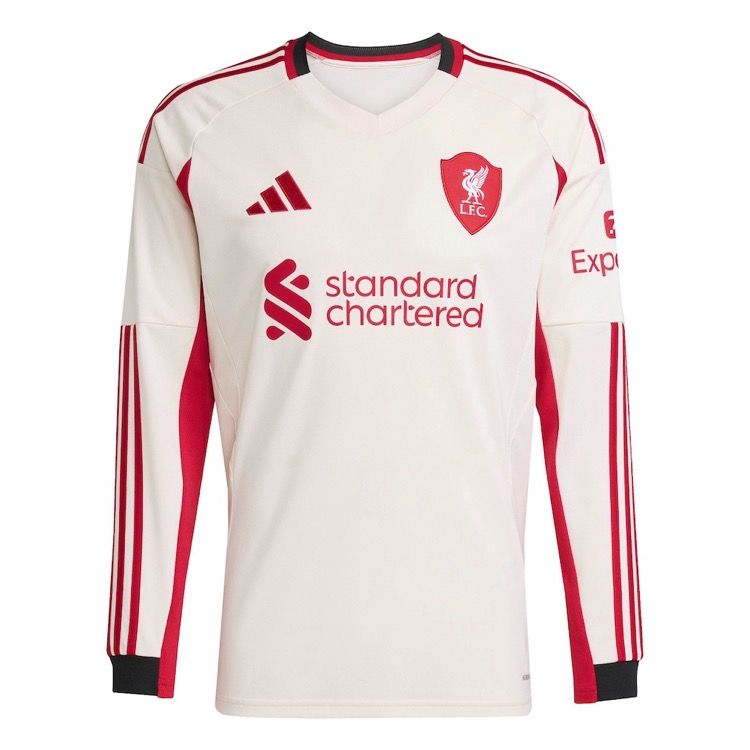 Liverpool Long Sleeved Away Shirt 25/26 Low Stock Soccer Box