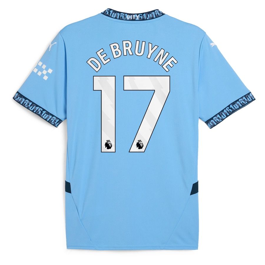 DE BRUYNE ユニフォーム 17番 【Mサイズ】 2021-22 Manchester City Home Shirt De Bruyne #17 - 9/10 - (XXL)