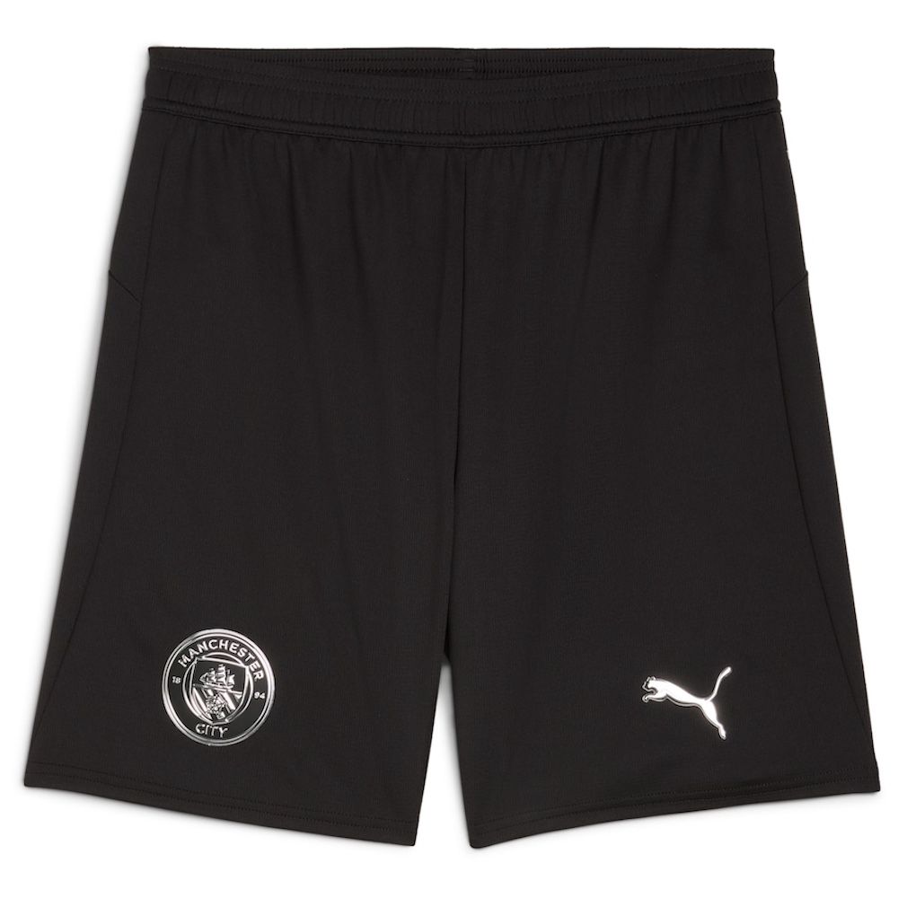 Man City Puma JR Away Shorts 25/26 Fast Shipping Order Now!