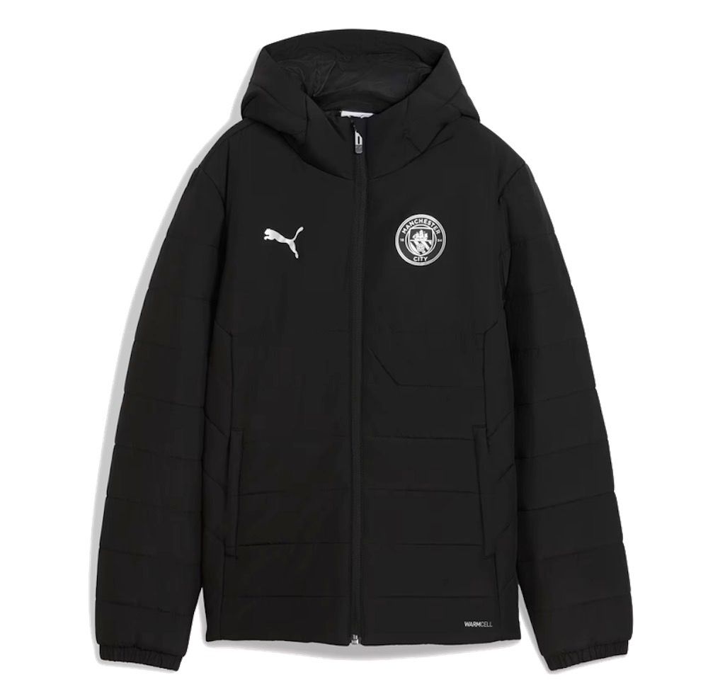 Man City Jr Padded Jacket 25/26 Puma Jacket Get at Soccer Box