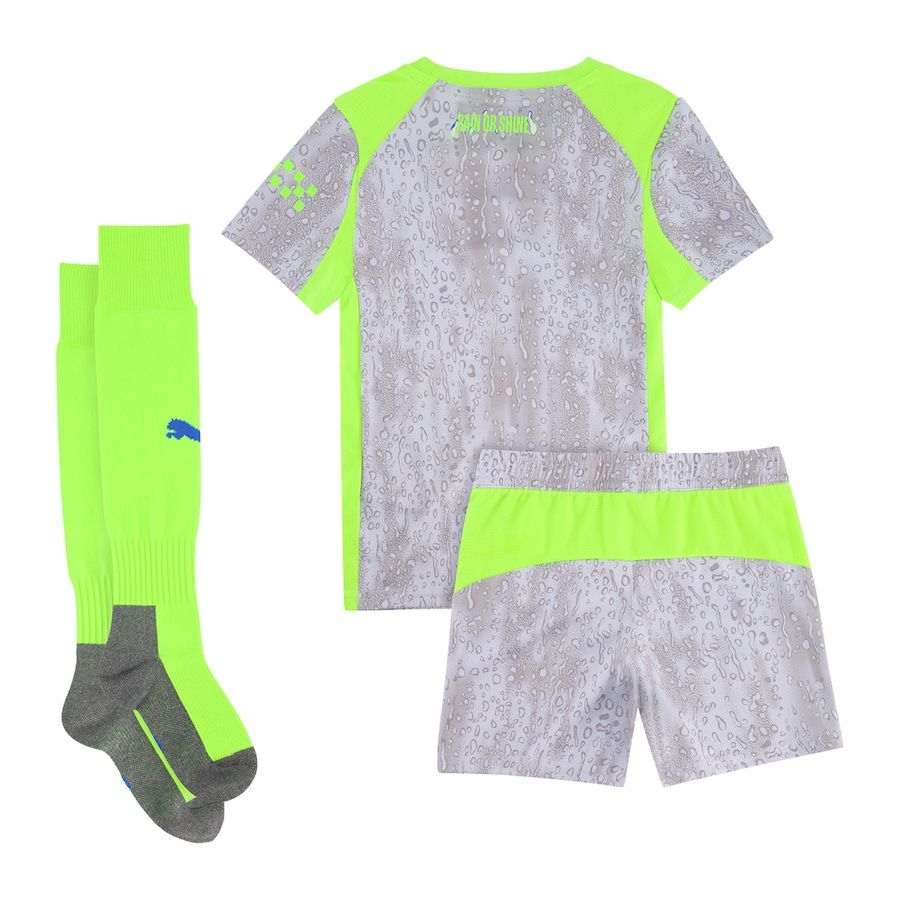 Pigiama Corto Manchester City FC Per Bambini - Set Maglietta + Pantaloncini In Cotone - 7