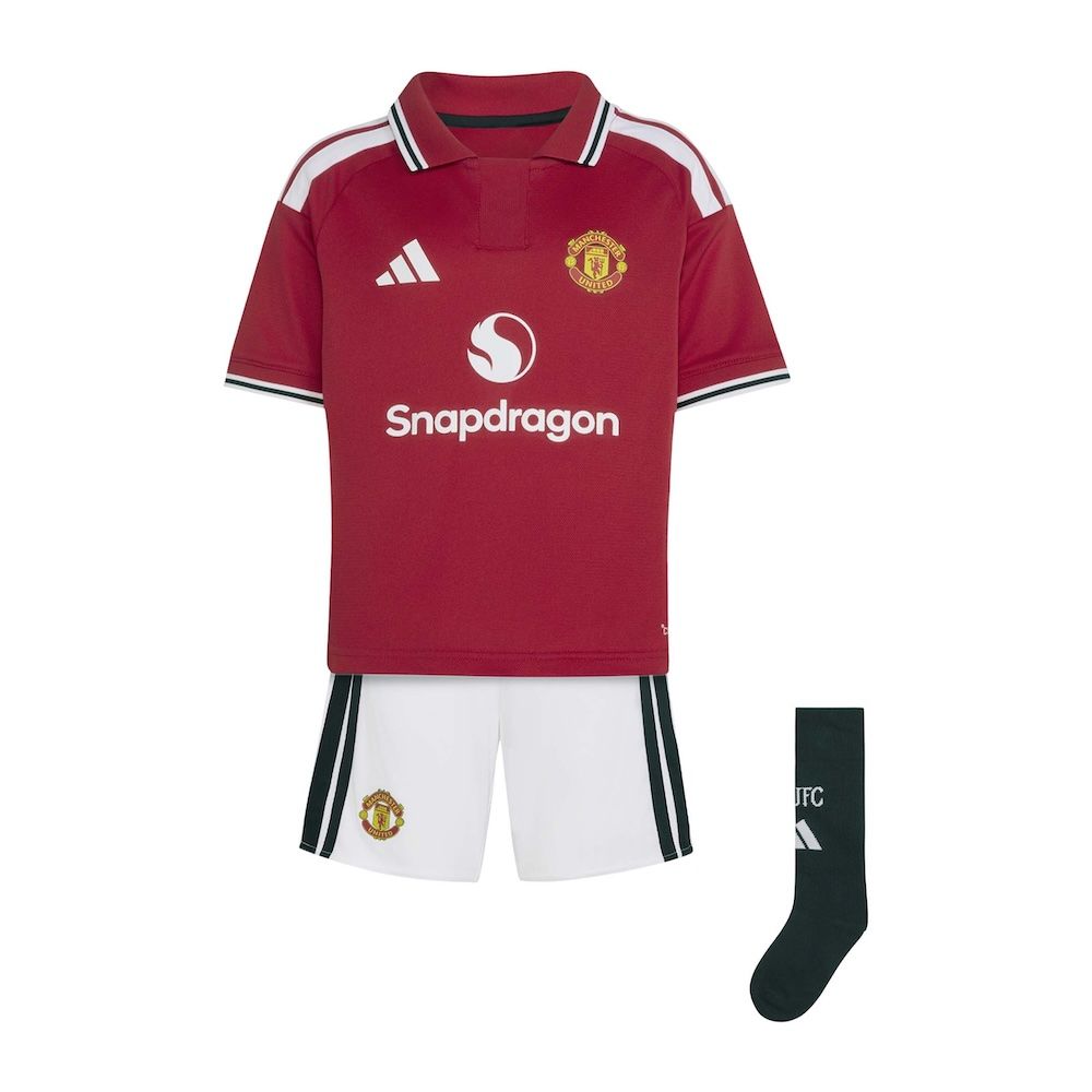 Man Utd Kids Adidas Home Mini Kit 2026/27 | Official Man Utd Kit