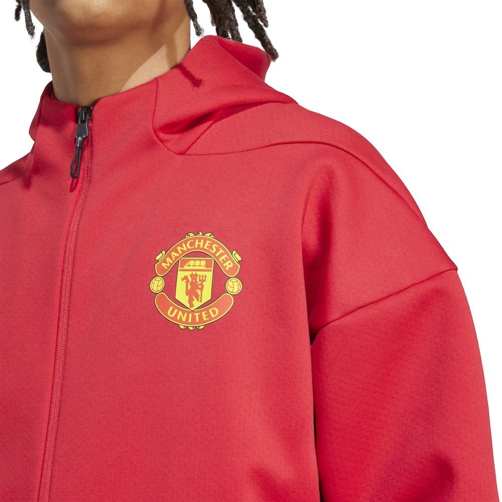 Man Utd Junior Anthem Jacket 25/26 Adidas Jacket Soccer Box