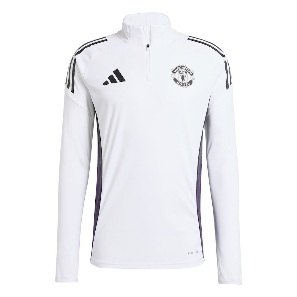adidas Manchester United ホワイトジャージ L Man Utd Training Top 25/26 | Adidas LS Top | Low Stock | Get