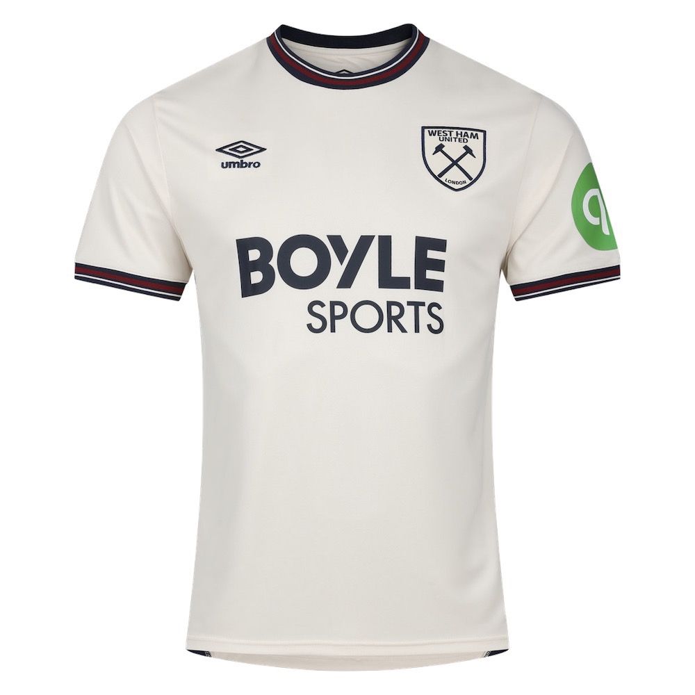 West Ham United Umbro Away Shirt 25/26 Hammers Away Jersey