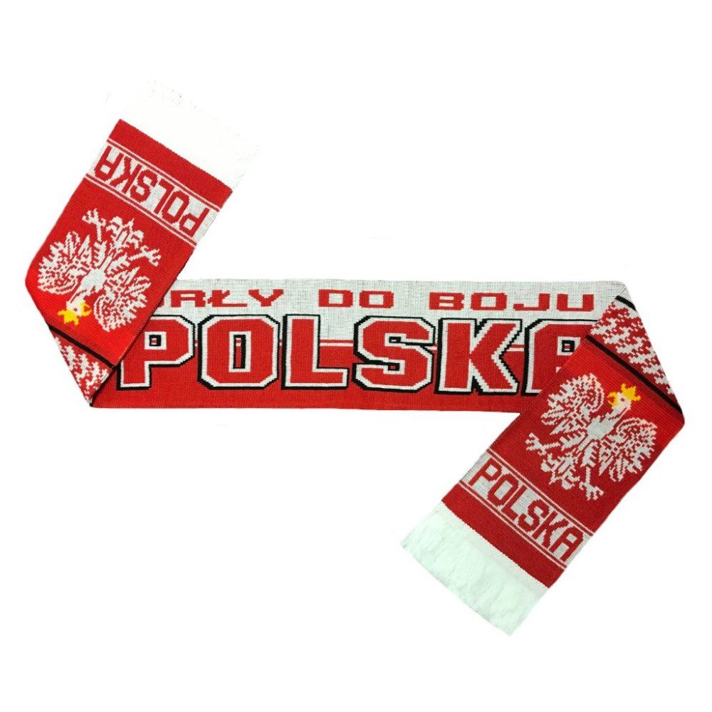 Poland Jacquard Football Scarf Official Merchandise