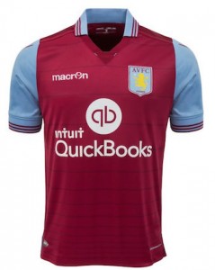 Aston Villa Home Shirt 2015 - 2016